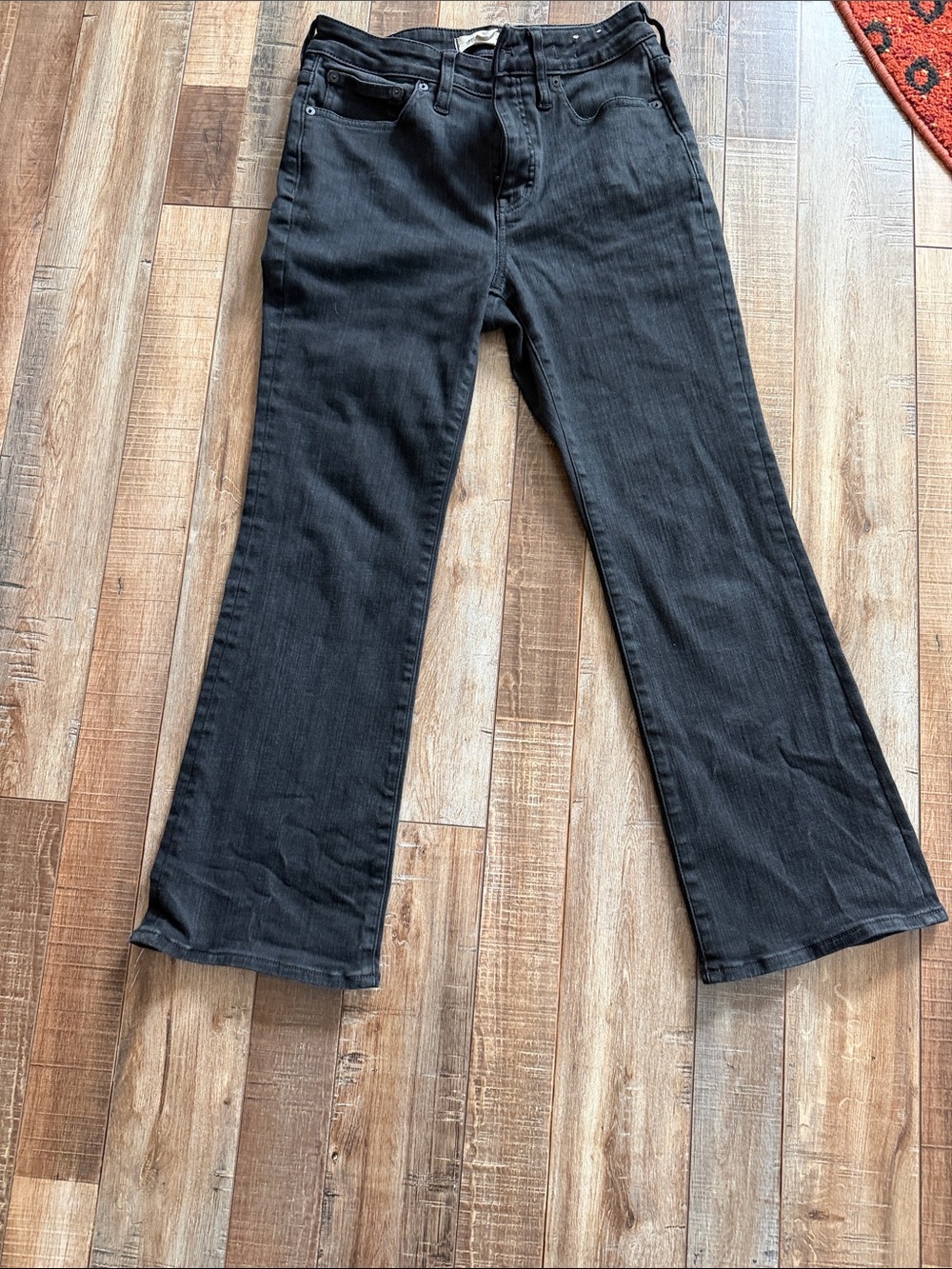 Women’s MADEWELL Black Flared Jeans - Classic Mid-Rise